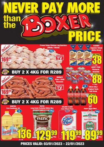 Boxer catalogue  - 03/01/2023 - 22/01/2023.