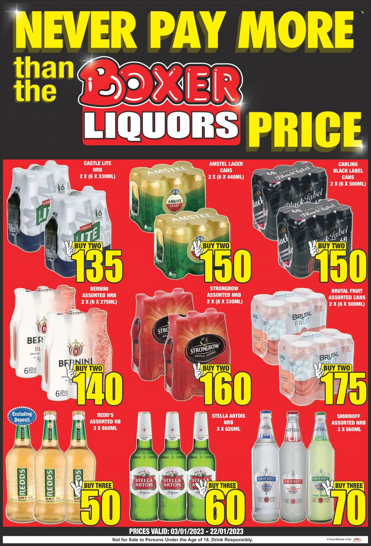 Boxer specials - 03/01/2023 - 22/01/2023. Page 1