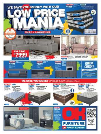 OK Furniture catalogue  - 03/01/2023 - 08/01/2023.