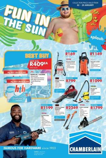 Chamberlain catalogue  - 02/01/2023 - 29/01/2023.