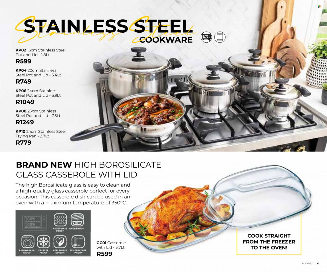 Table Charm Direct specials. Page 37
