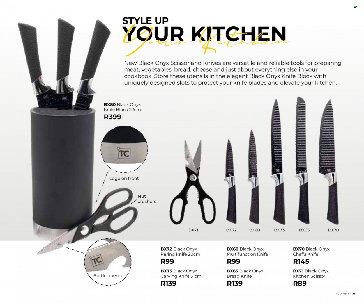 Table Charm Direct specials. Page 39