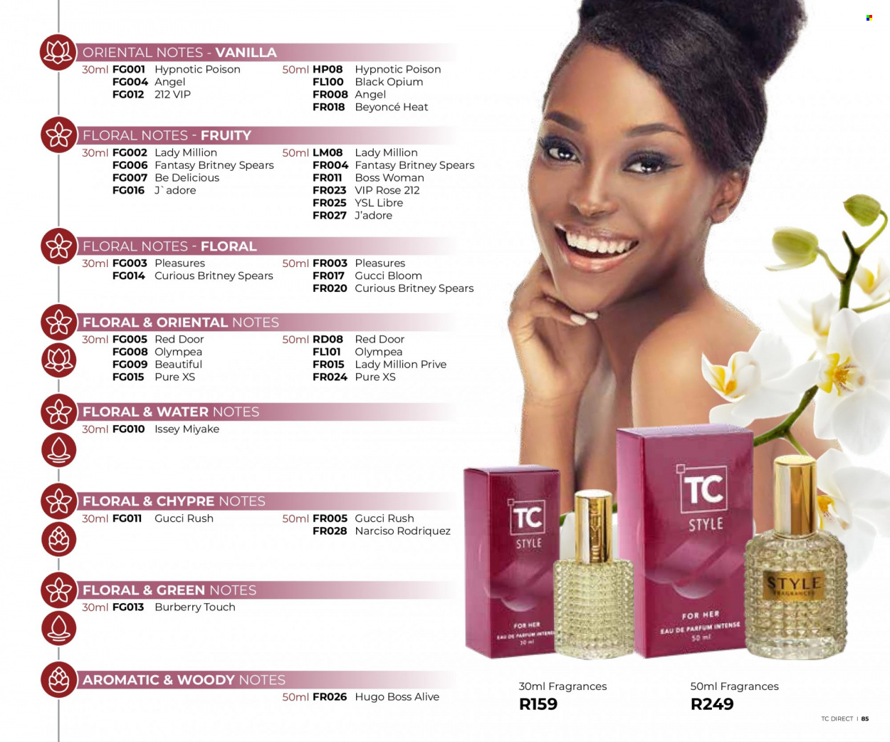 Table Charm Direct specials. Page 85
