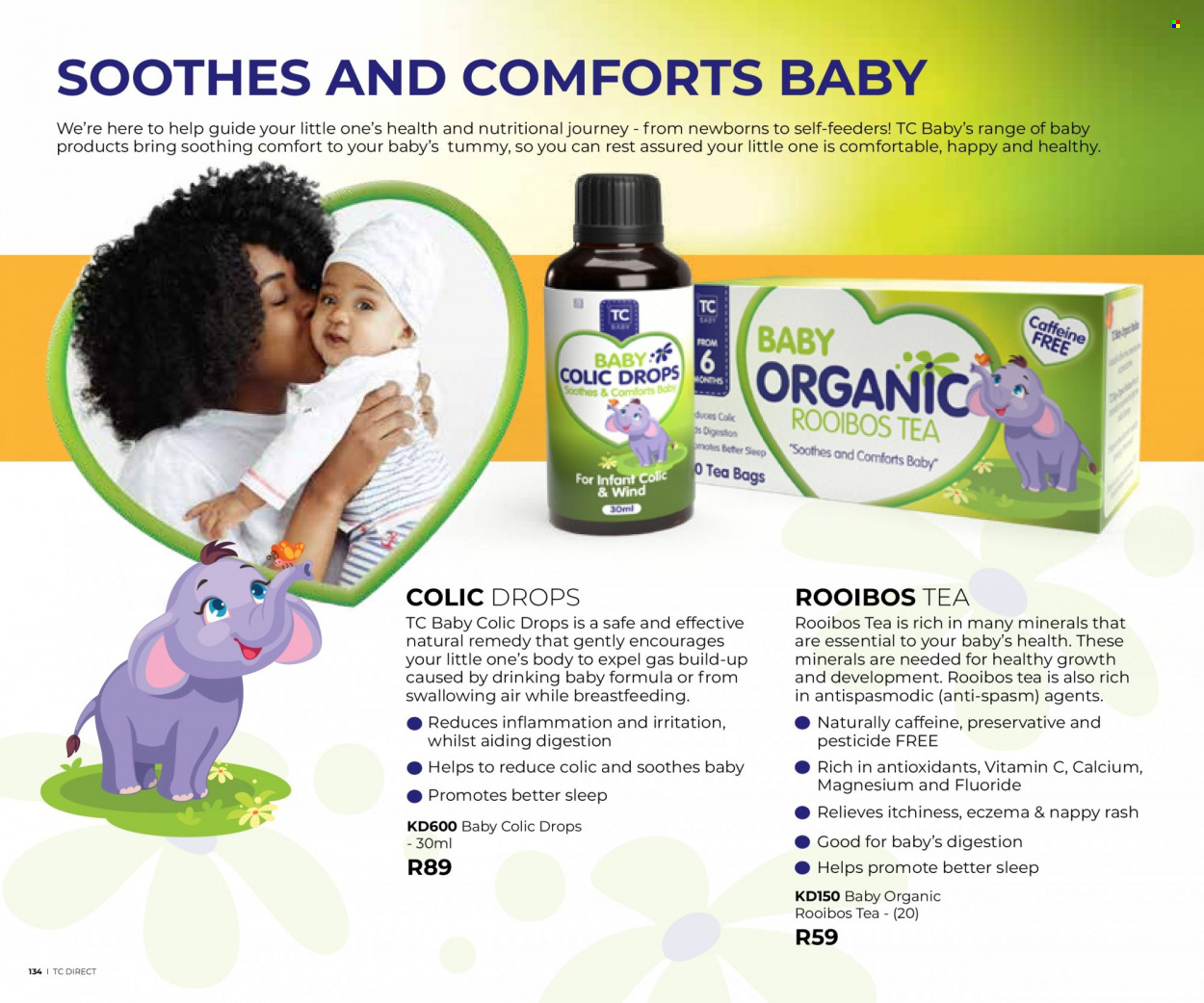 Table Charm Direct specials. Page 134