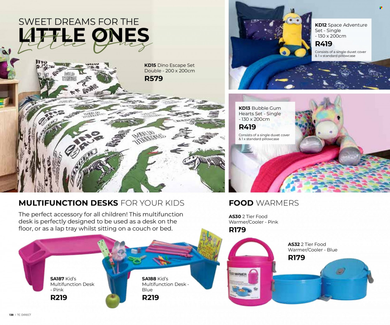 Table Charm Direct specials. Page 138