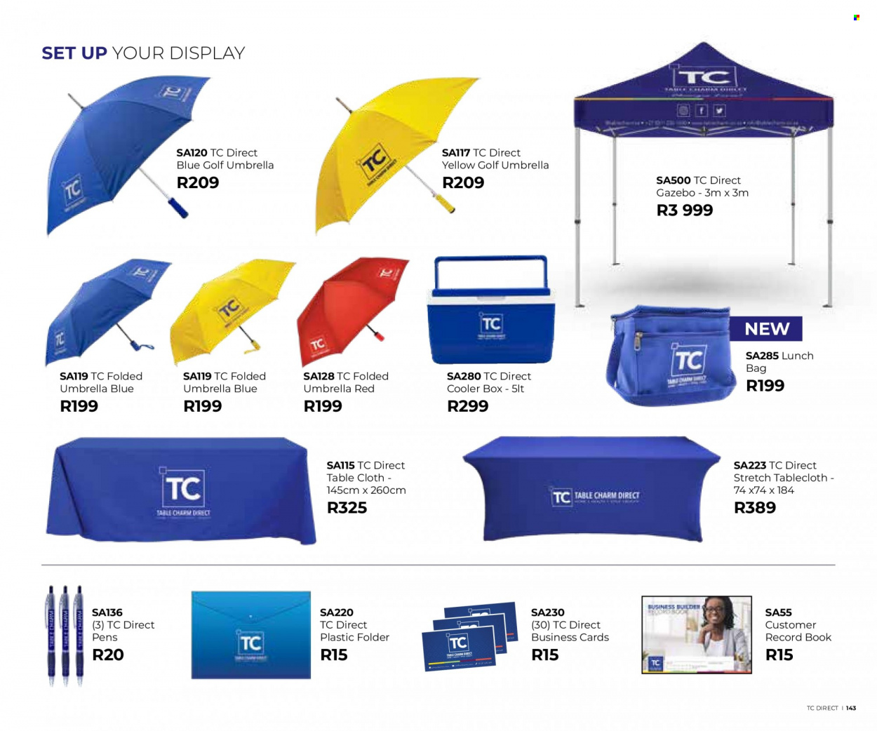 Table Charm Direct specials. Page 143