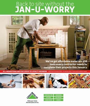 Leroy Merlin catalogue  - 06/01/2023 - 31/01/2023.