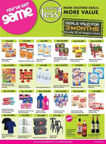 Game catalogue  - 01/01/2023 - 31/03/2023.
