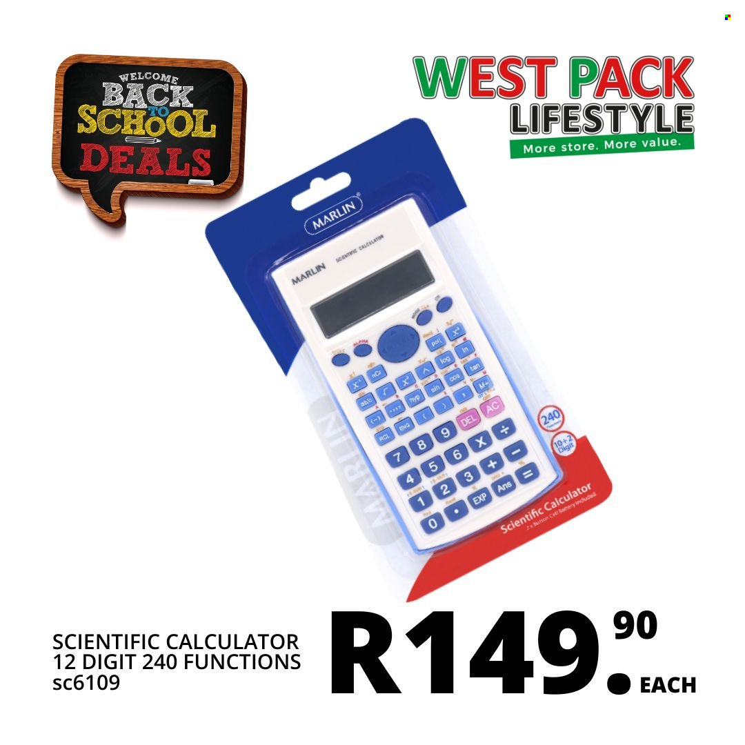 West Pack Lifestyle specials. Page 19