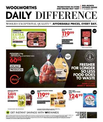 Woolworths catalogue  - 09/01/2023 - 22/01/2023.