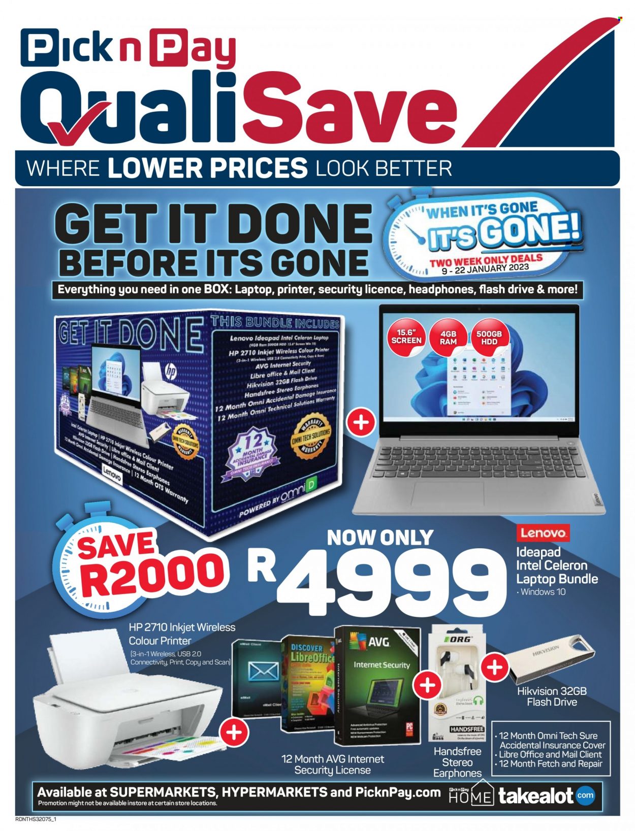 Pick n Pay QualiSave specials - 09/01/2023 - 22/01/2023. Page 1