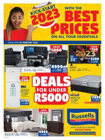 Russells catalogue  - 09/01/2023 - 05/02/2023.
