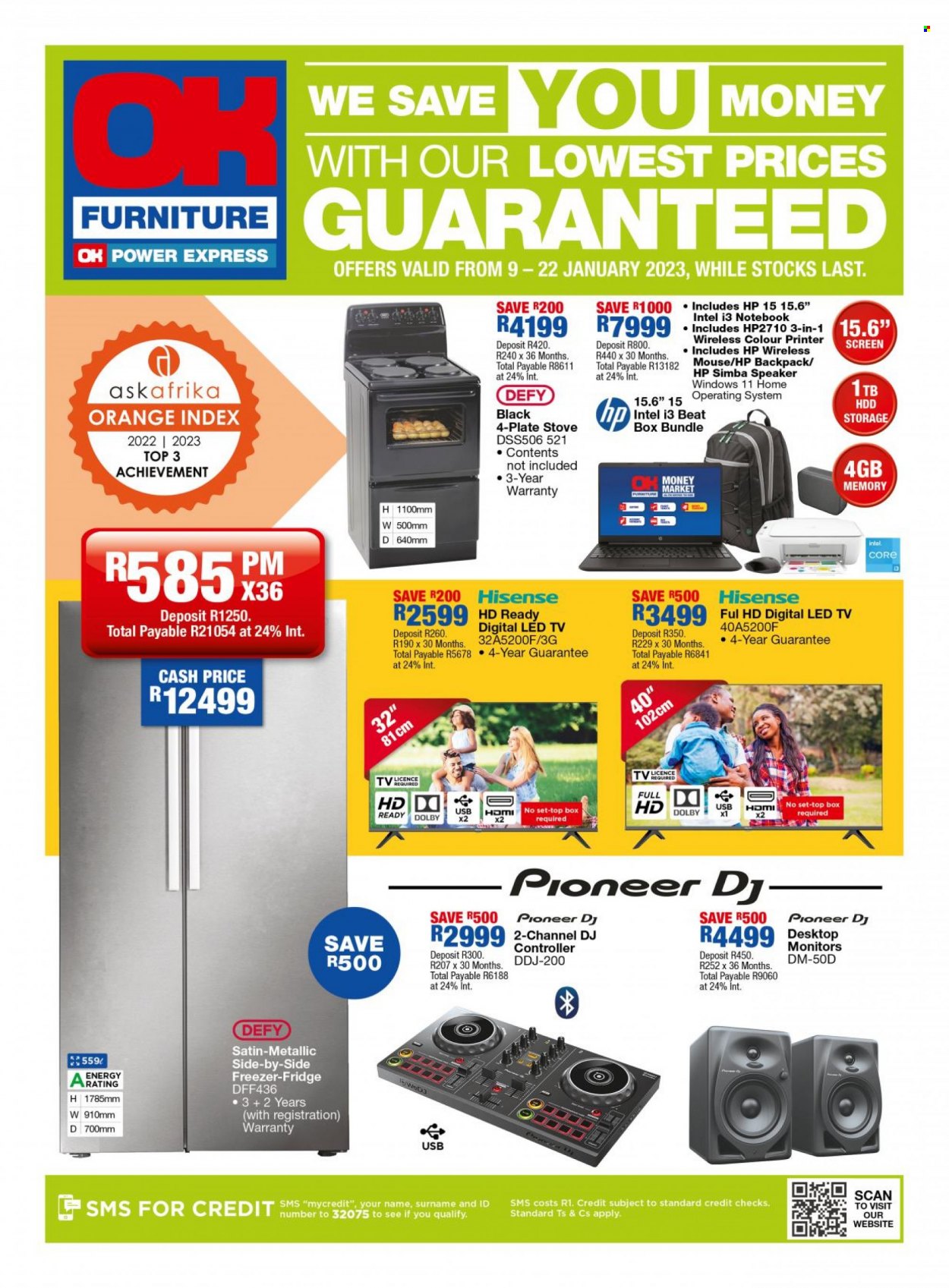 OK Furniture specials - 09/01/2023 - 22/01/2023. Page 1