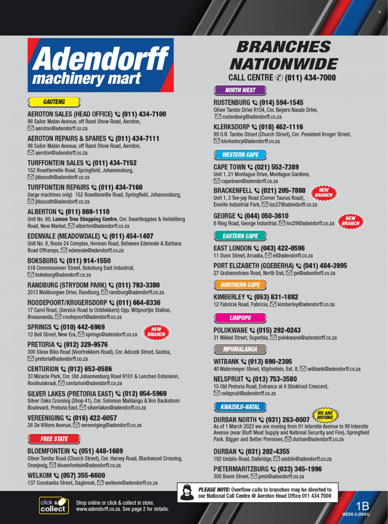 Adendorff Machinery Mart specials - 09/01/2023 - 31/01/2023. Page 3