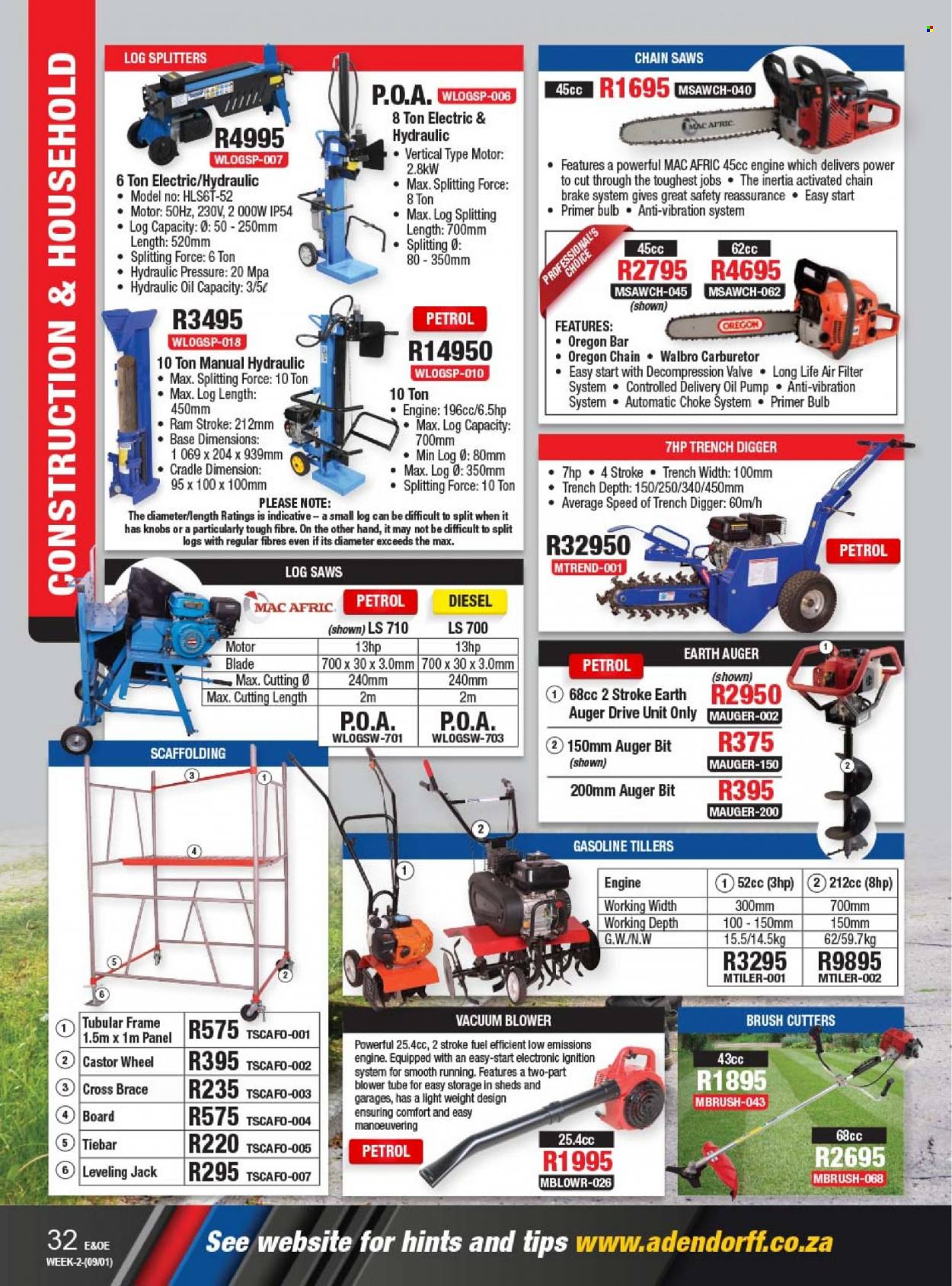 Adendorff Machinery Mart specials - 09/01/2023 - 31/01/2023. Page 34