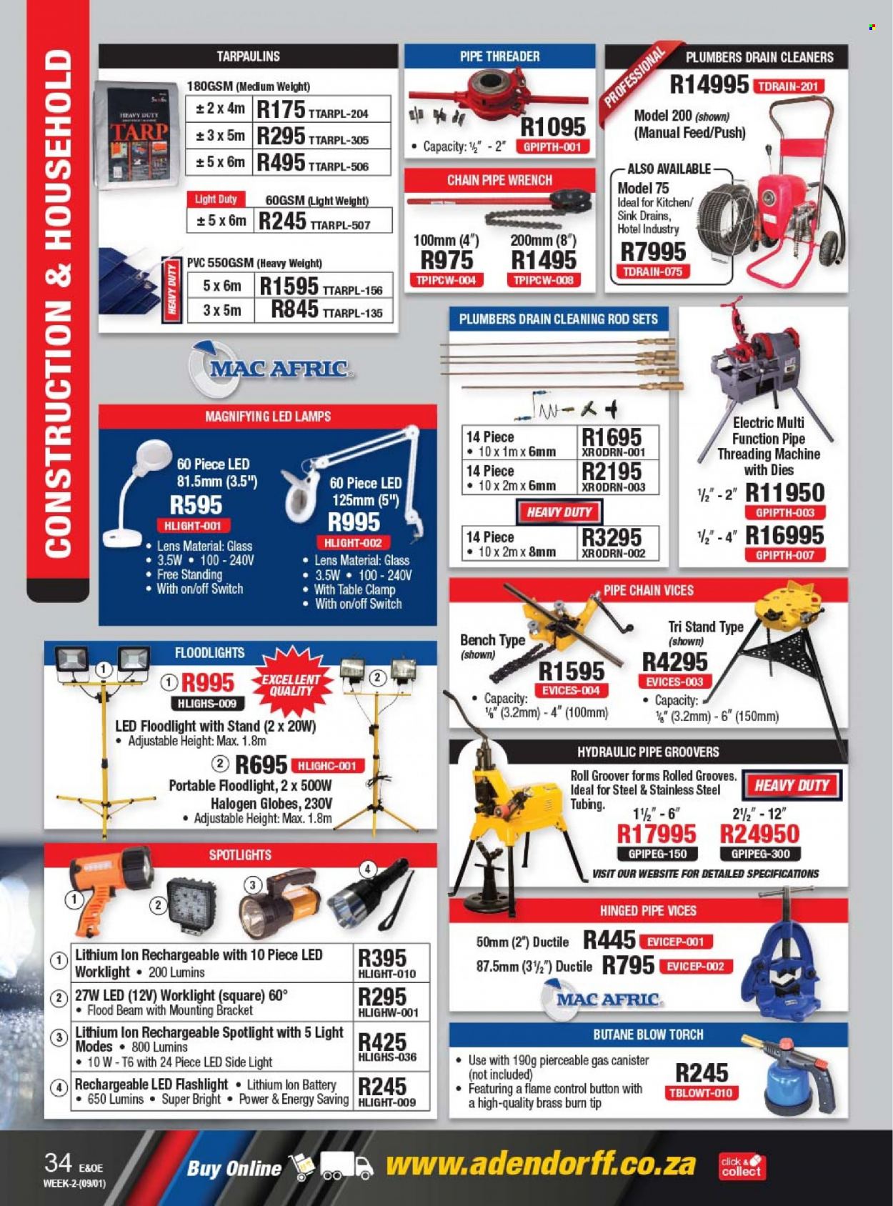 Adendorff Machinery Mart specials - 09/01/2023 - 31/01/2023. Page 36