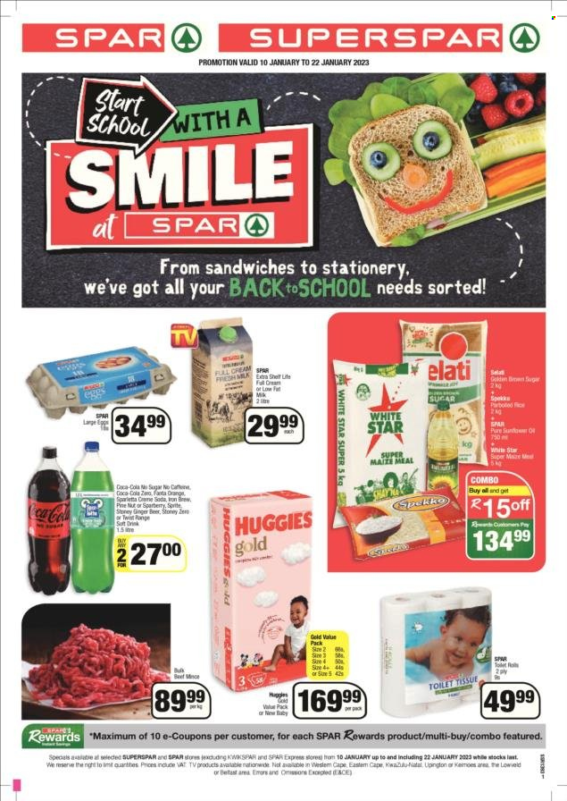 SPAR specials - 10/01/2023 - 22/01/2023. Page 1