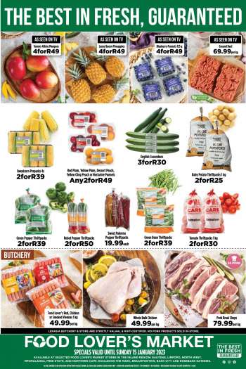 Food Lover's Market catalogue  - 10/01/2023 - 15/01/2023.