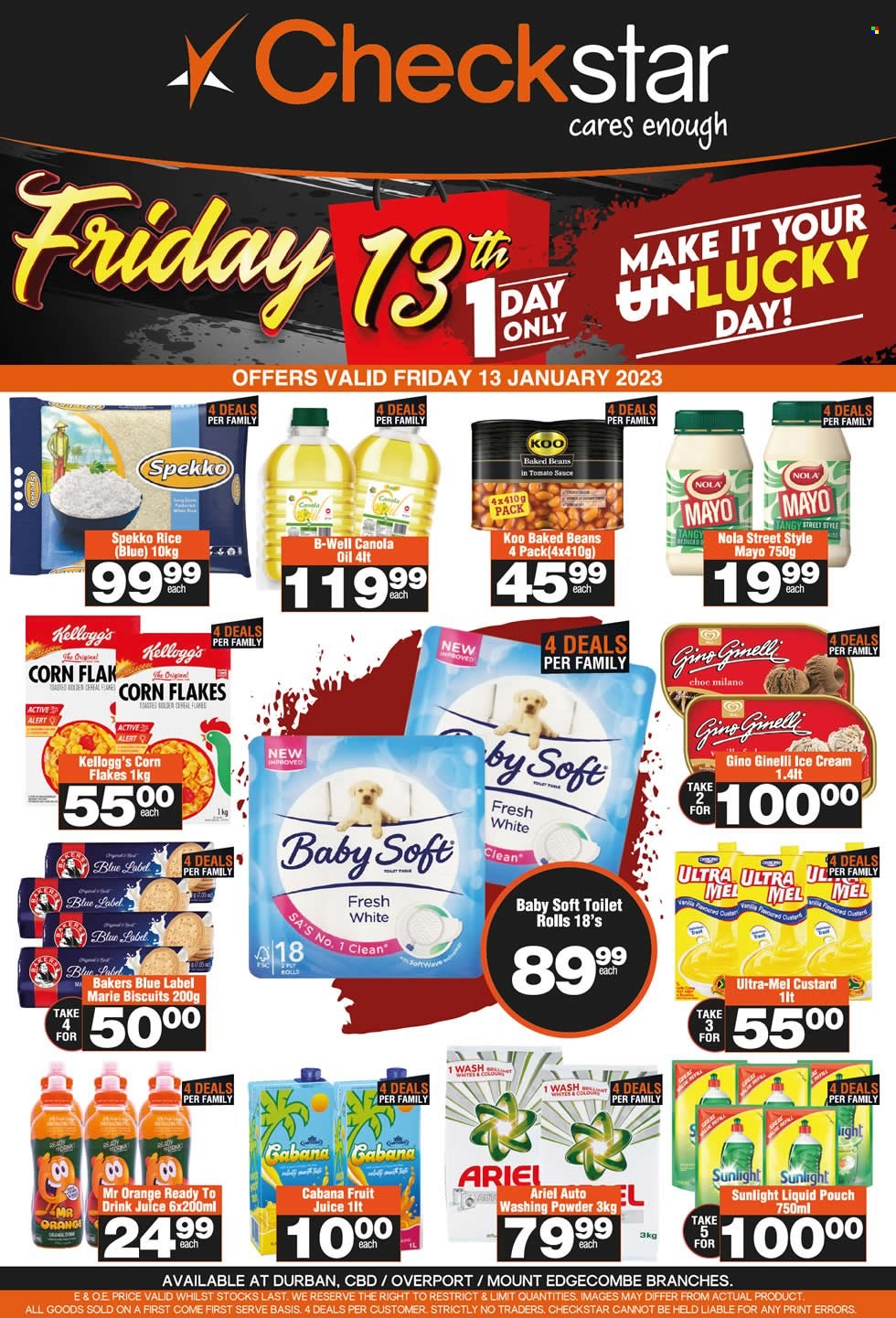 Checkstar specials - 13/01/2023 - 13/01/2023. Page 1