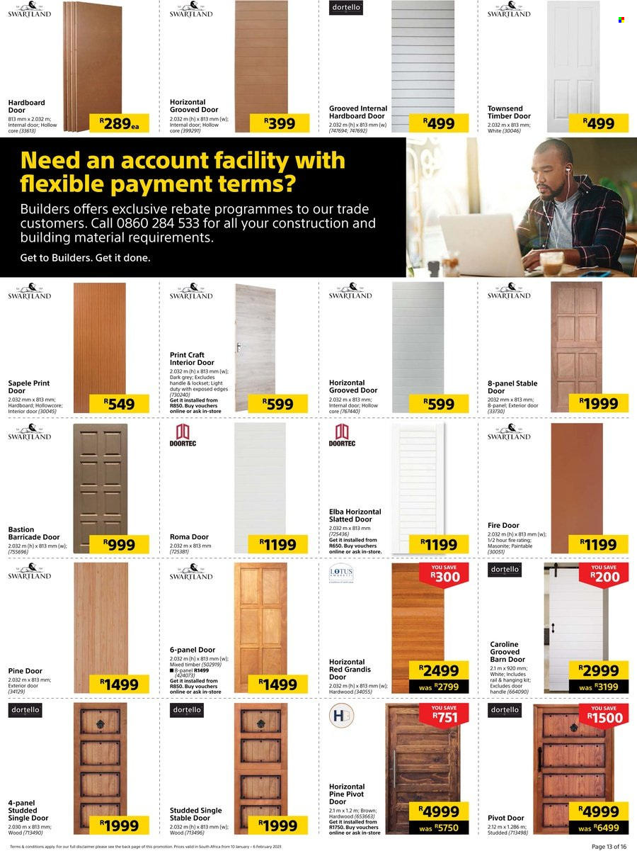 Builders specials - 10/01/2023 - 06/02/2023. Page 13