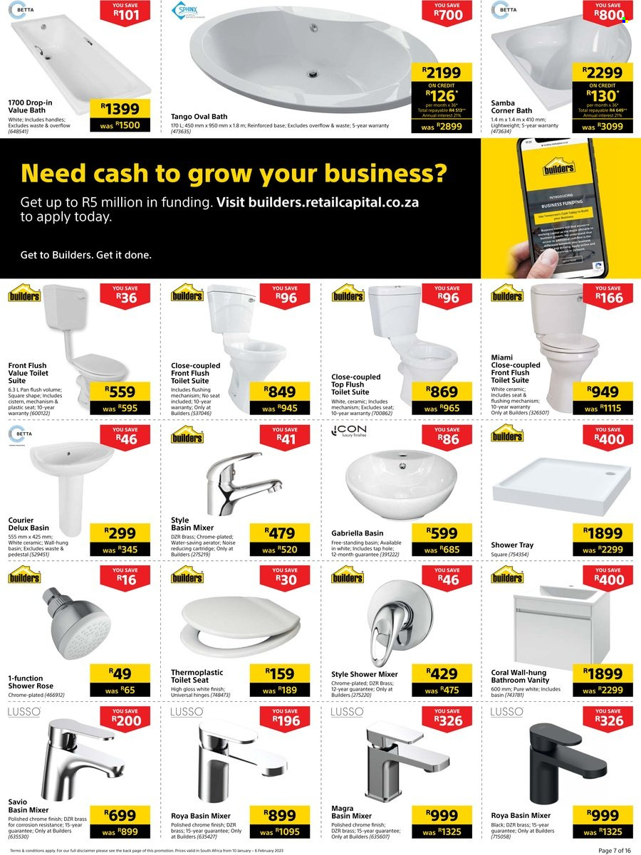 Builders specials - 10/01/2023 - 06/02/2023. Page 7
