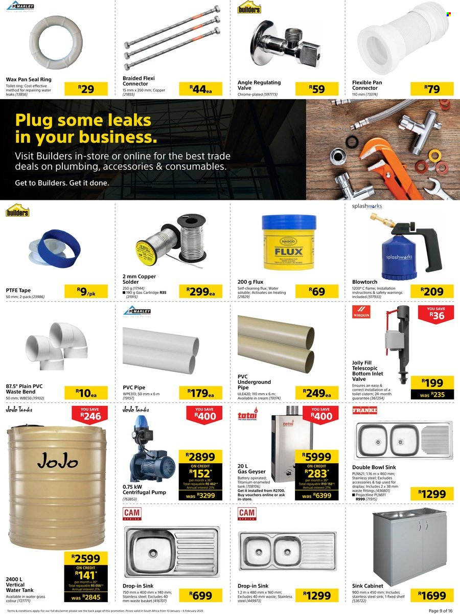 Builders specials - 10/01/2023 - 06/02/2023. Page 9