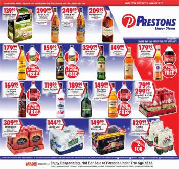 Prestons Liquor Stores catalogue  - 12/01/2023 - 15/01/2023.