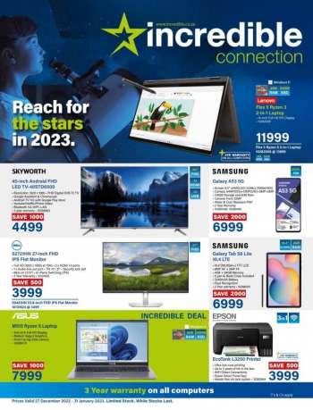 Incredible Connection catalogue  - 27/12/2022 - 31/01/2023.