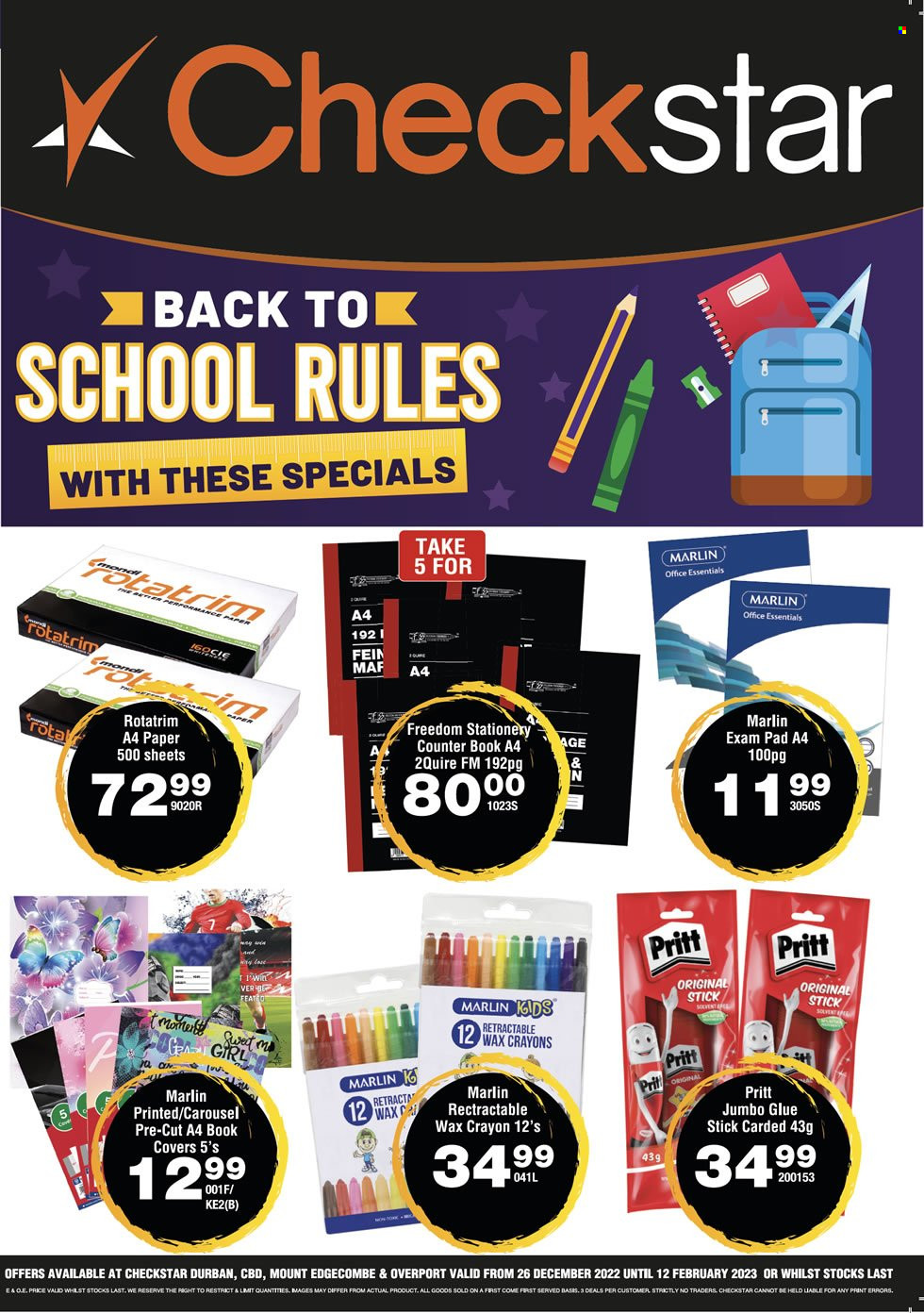 Checkstar specials - 26/12/2022 - 12/02/2023. Page 1
