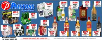 Prestons Liquor Stores catalogue  - 13/01/2023 - 19/01/2023.