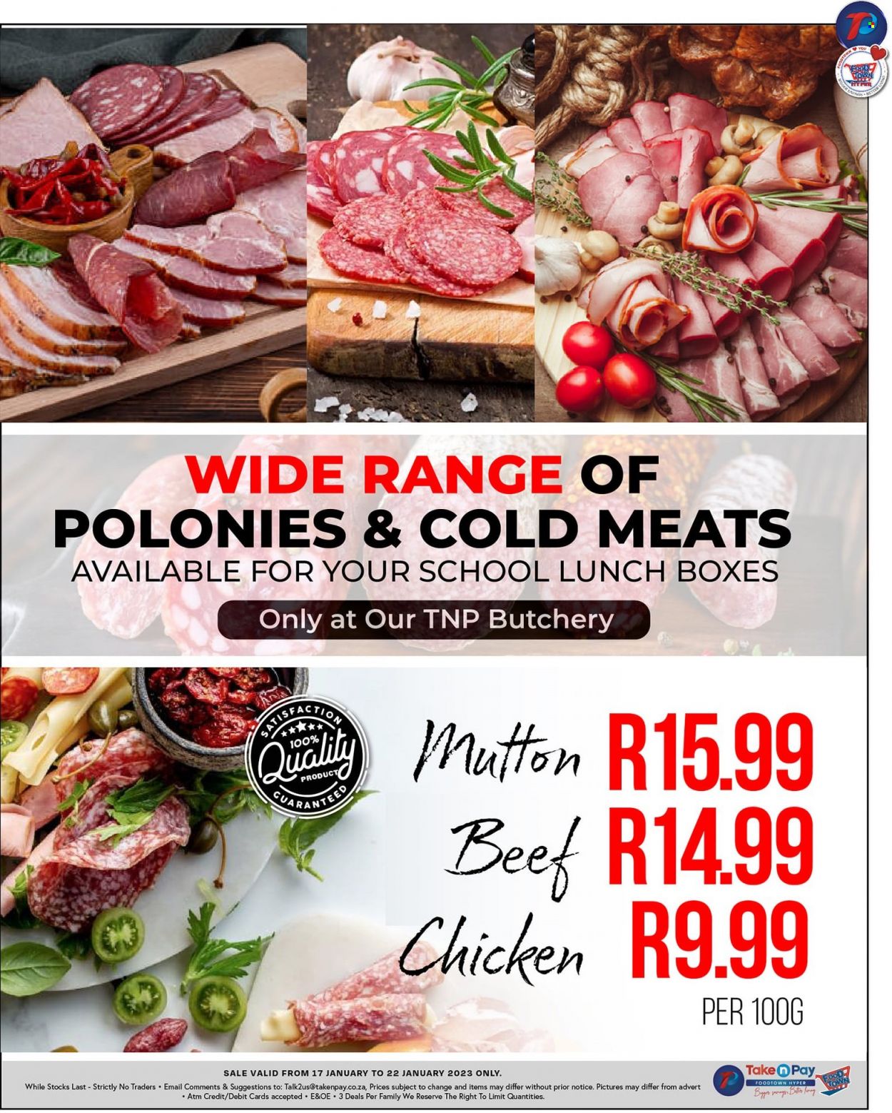 Take n Pay specials - 17/01/2023 - 22/01/2023. Page 10