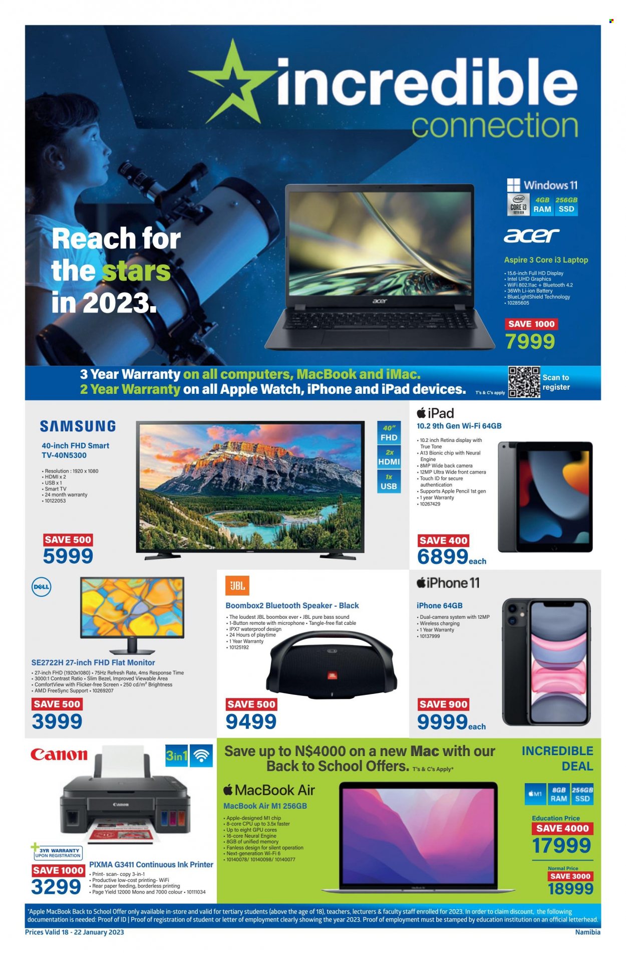 Incredible Connection specials - 18/01/2023 - 22/01/2023. Page 1