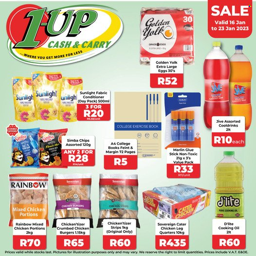 1UP Cash & Carry specials - 16/01/2023 - 23/01/2023. Page 1