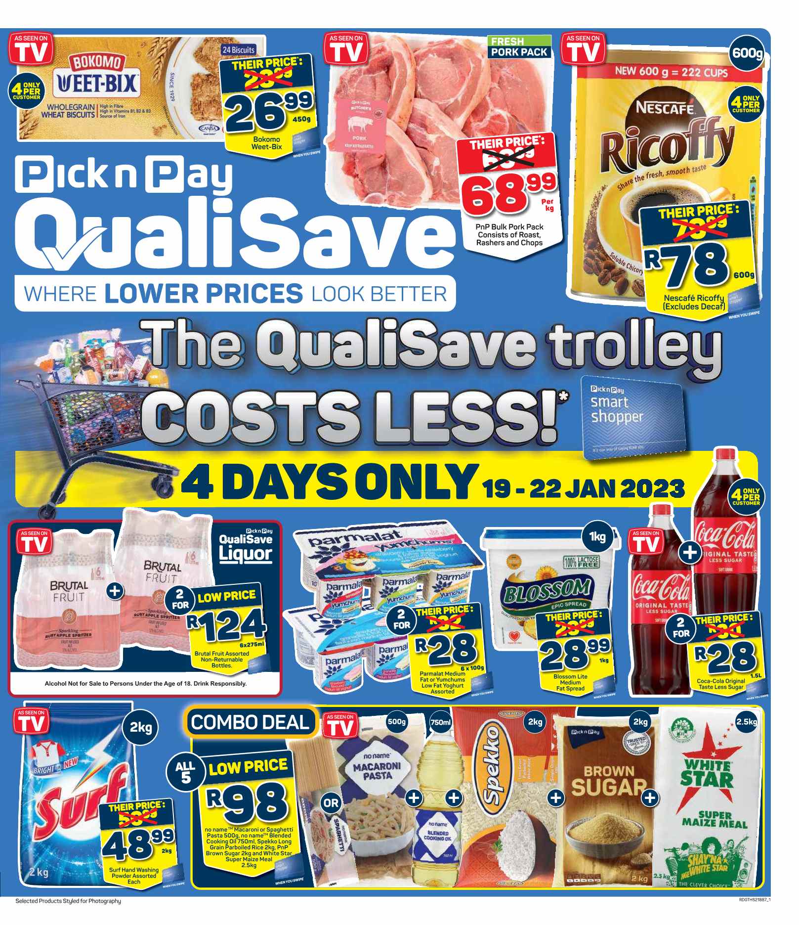Pick n Pay QualiSave specials - 19/01/2023 - 22/01/2023. Page 1