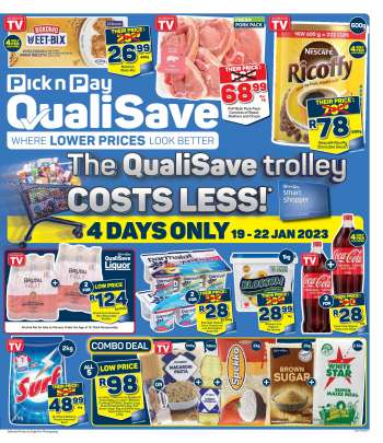 Pick n Pay QualiSave catalogue  - 19/01/2023 - 22/01/2023.