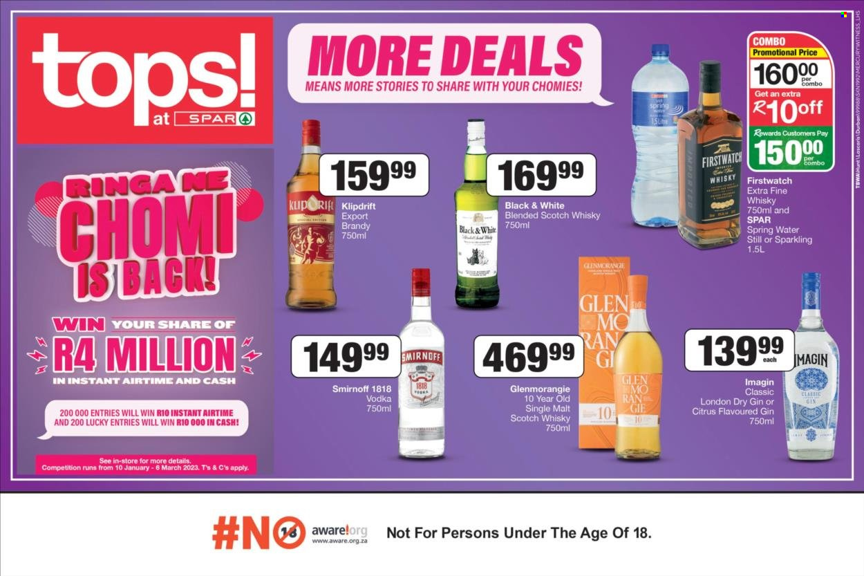 TOPS at SPAR specials - 19/01/2023 - 21/01/2023. Page 1