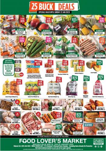 Food Lover's Market catalogue  - 18/01/2023 - 22/01/2023.