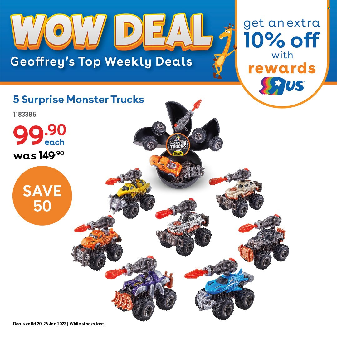 Toys R Us specials - 20/01/2023 - 26/01/2023. Page 1