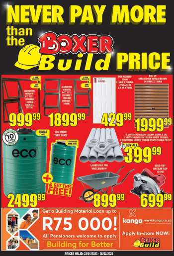 Boxer catalogue  - 23/01/2023 - 08/02/2023.
