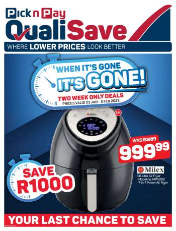 Pick n Pay catalogue  - 23/01/2023 - 07/02/2023.