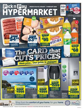 Pick n Pay Hypermarket catalogue  - 23/01/2023 - 07/02/2023.
