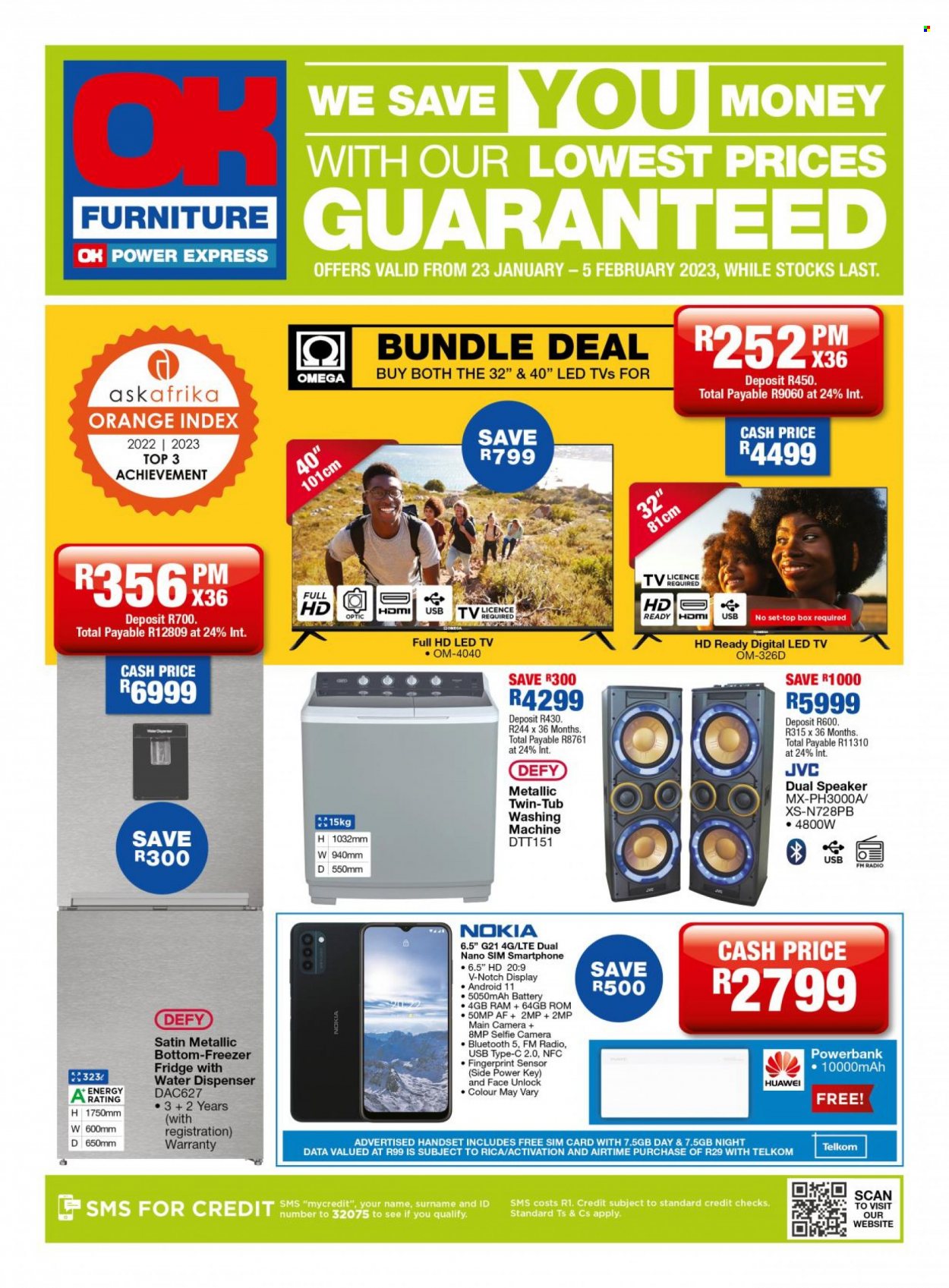OK Furniture specials - 23/01/2023 - 05/02/2023. Page 1