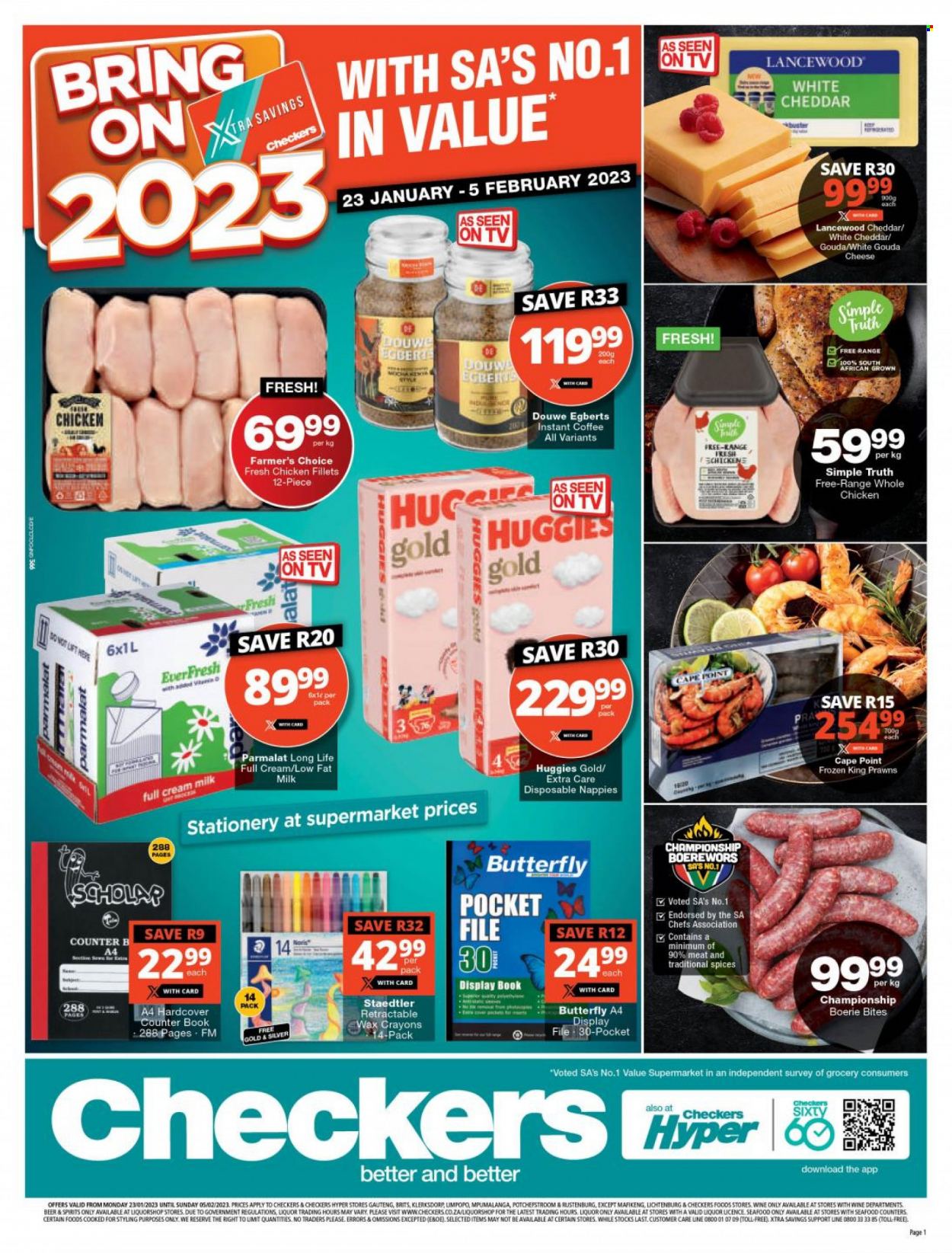 Checkers specials - 23/01/2023 - 05/02/2023. Page 1