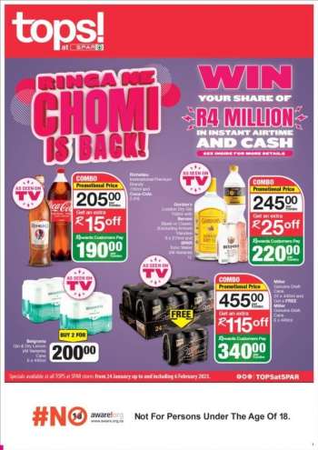 TOPS at SPAR catalogue  - 24/01/2023 - 06/02/2023.