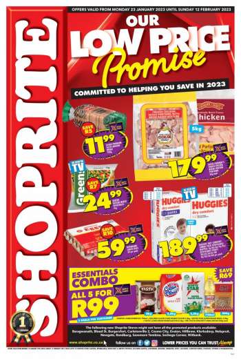 Shoprite catalogue  - 23/01/2023 - 12/02/2023.