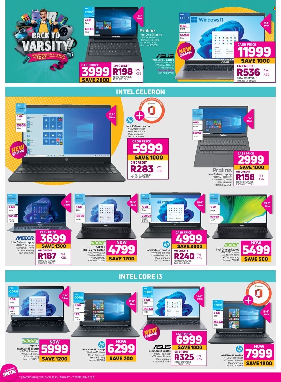 Game specials - 25/01/2023 - 07/02/2023. Page 2