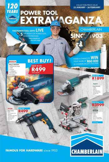 Chamberlain catalogue  - 23/01/2023 - 28/02/2023.