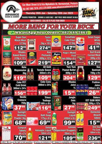 Advance Cash & Carry catalogue  - 26/01/2023 - 28/01/2023.