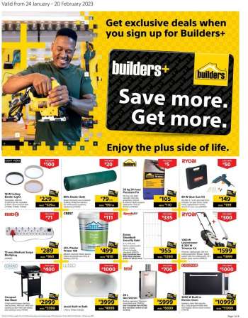 Builders catalogue  - 24/01/2023 - 20/02/2023.
