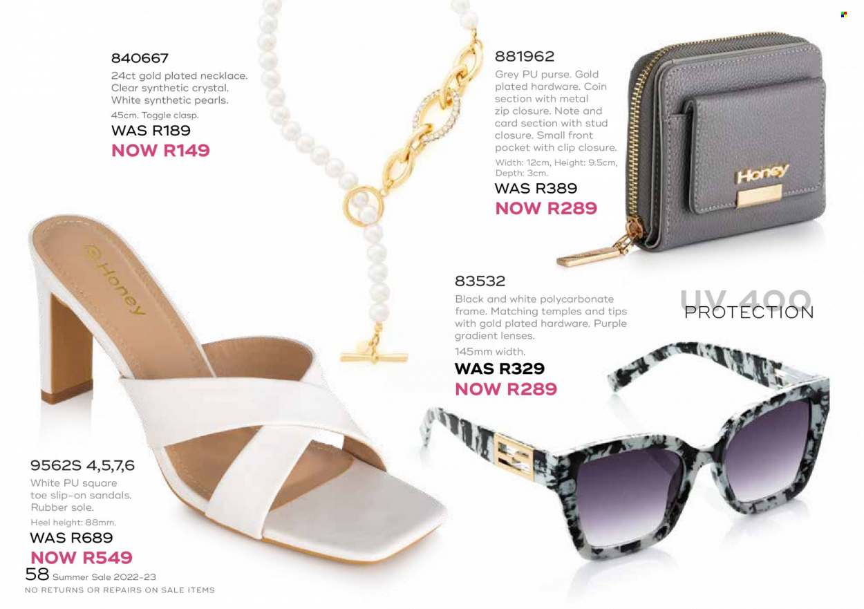 Honey specials. Page 60